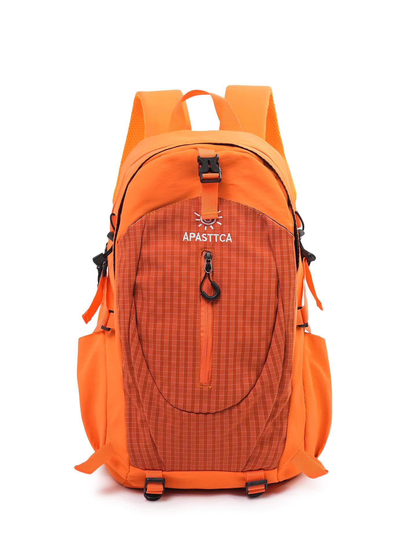 Рюкзак для альпинизма на открытом воздухе Женский легкий рюкзак для путешествий Мужской рюкзак большой емкости оранжевый
