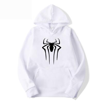 Men's Hoodie Casual Hoodie Sweatshirt Men's/Women's Top Solid Color Printed Spider Hoodie Sweatshirt