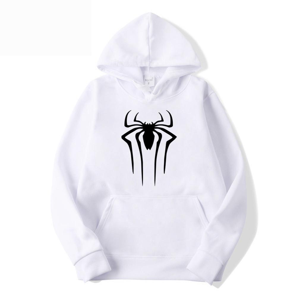 2024Fashion Brand Men's Hoodie Casual Hoodie Sweatshirt Men's/Women's Top Solid Color Printed Spider Hoodie Sweatshirt