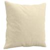 Vidaxl 3-Seater Sofa With Cushions, Cream, 180 Cm, Fabric