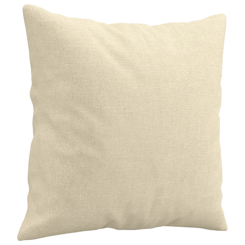 Vidaxl 3-Seater Sofa With Cushions, Cream, 180 Cm, Fabric