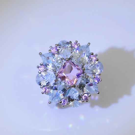 Bijuterii Femei Inel de logodnă de nuntă cu flori cu zirconiu fermecător