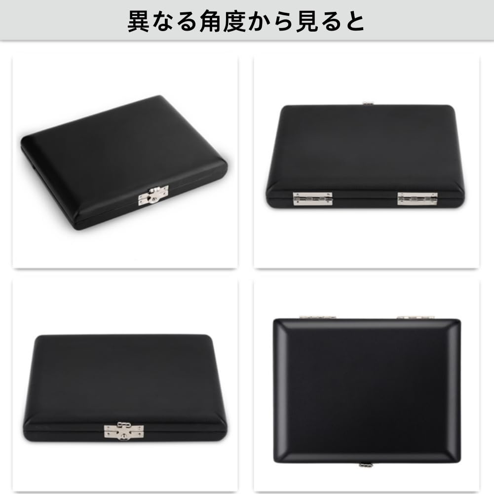Saxophone Reed Case, PU Material, Easy To Clean, Reed Storage Case, Slightly Water-Resistant, Compatible with Saxophone and Clarinet, Lightweight and