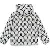 New MLB Old Flower Velvet Jackets Unisex White 31JPFM061-50I