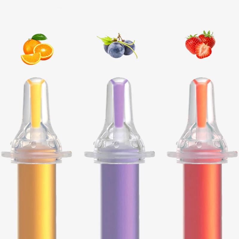 Siringa Dosatore Medicina per Bambini Dosatore a Siringa Senza BPA Grado Alimentare per Bambini Dosatore a Goccia da Spremere Dosatore Medicina Anti-Soffocamento a Goccia