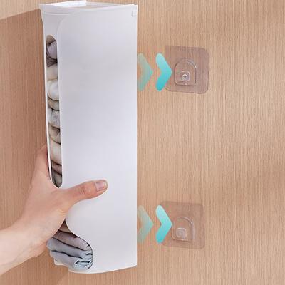 1 Stück Multifunktions-Wand-Aufbewahrungsbox Schrank Hängende Unterwäsche Müll Home Höschen Tasche Organizer Halter Socken Spender