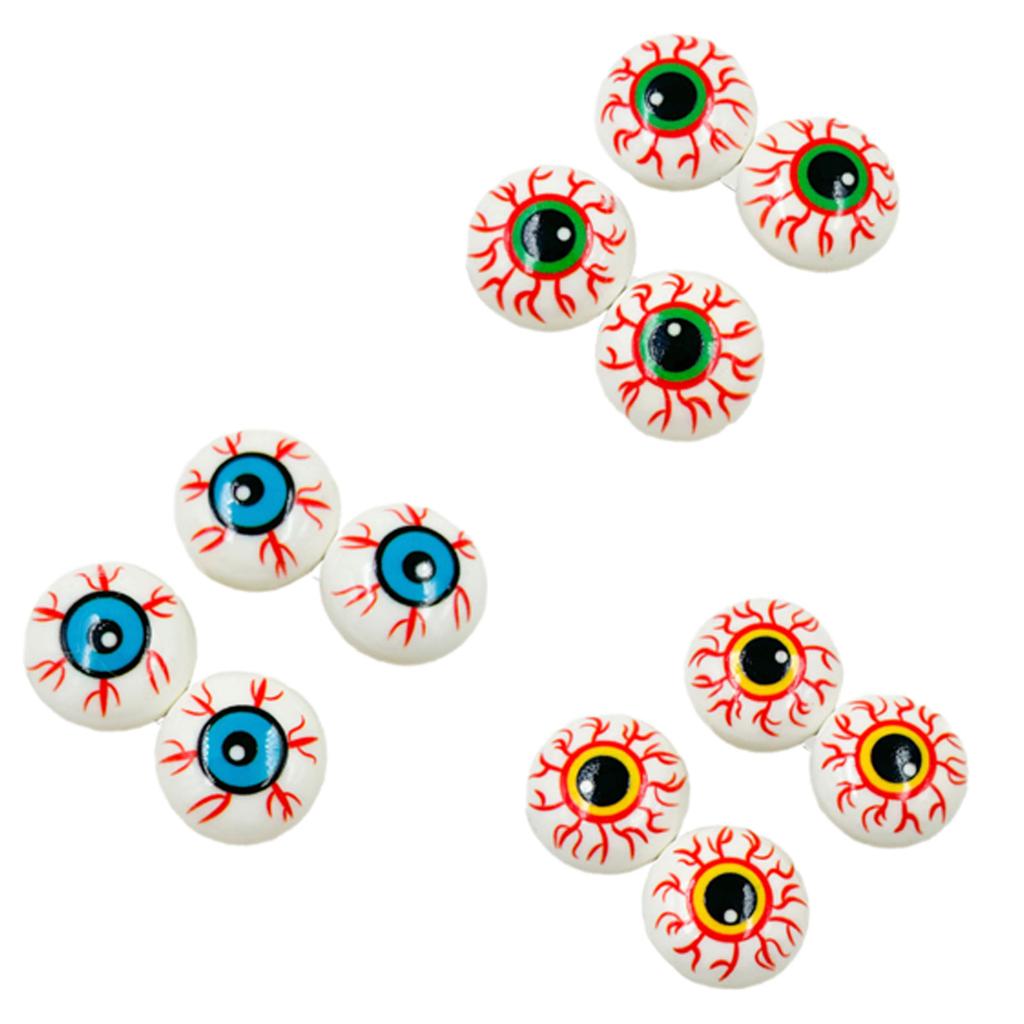 Halloween Eyeball Hair Clip Spooky Costume Accessory For Adults Kids Parties Resin Alloy Design Hairpin Hair Decorations