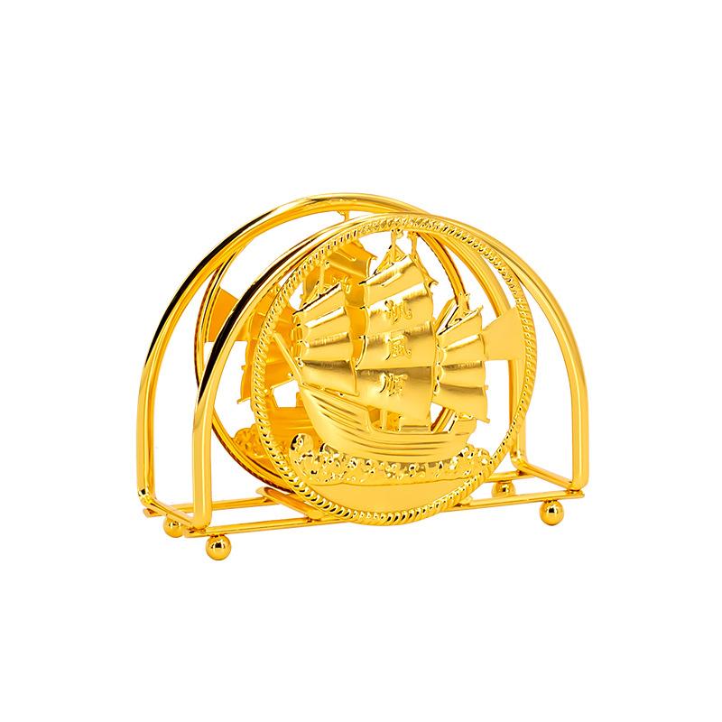 1PC Wrought Iron Napkin Tissue Holder Square Vertical Countertop Hotel Tissue Box Paper Towel Holder Paper Towel Kitchen Storage