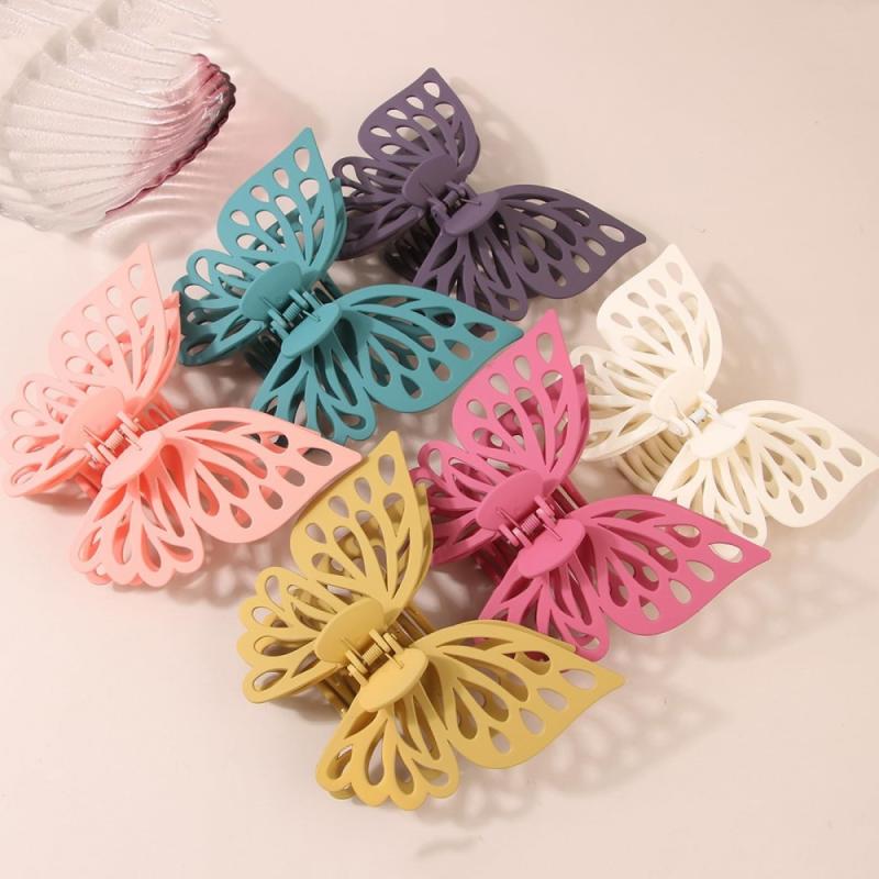 Large Butterfly Claw Clips For Women Girls Geometric Hair Claw Back Head Grab Clips Barrettes Fashion Hair Accessories