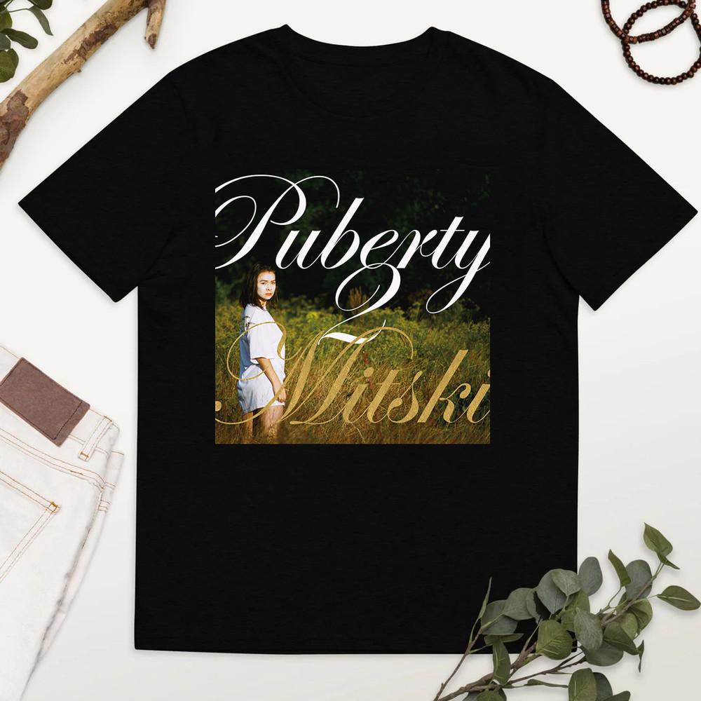 Mitski Puberty 2 album Black Cotton Graphic Gift For Fan T Shirt Size S-5XL Unisex T-Shirt S