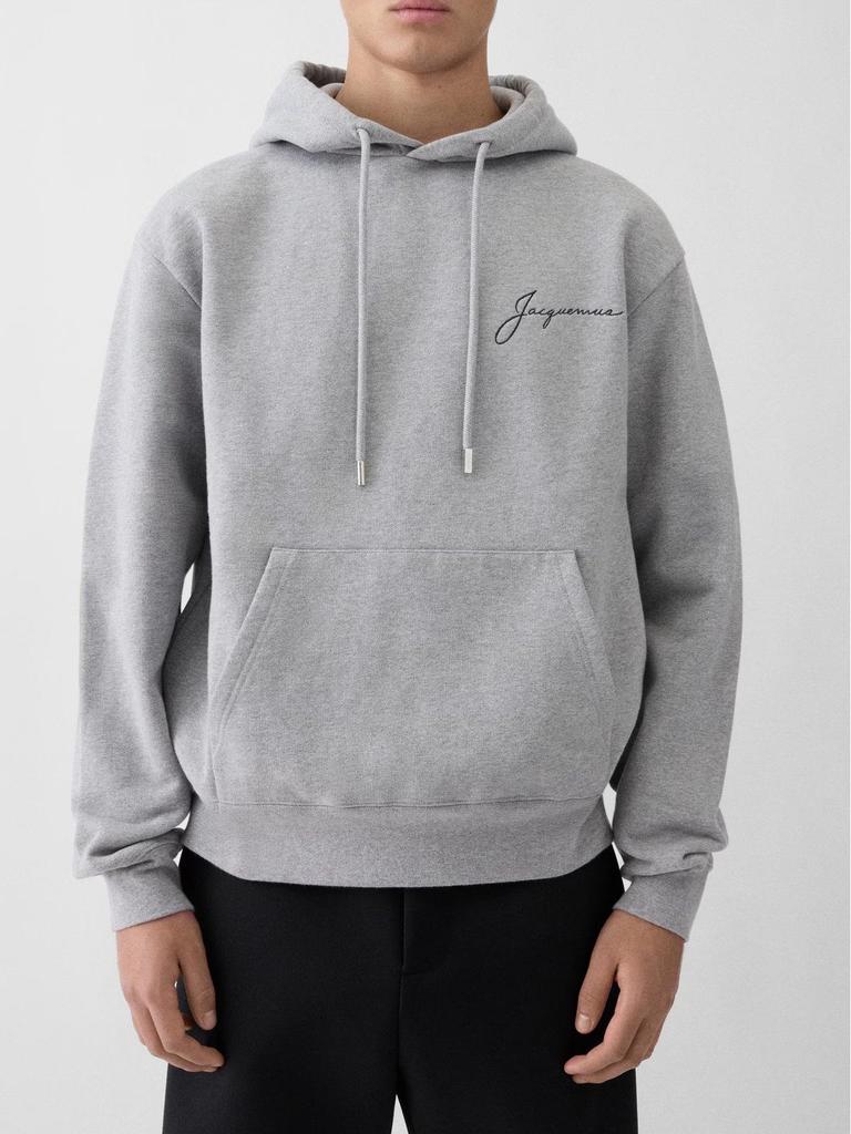 Moletom com Capuz e Bolsos Unissex Tendência Outono Inicial 25 Anos - Estilo Jacquemus