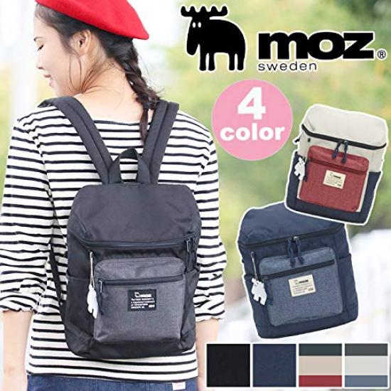 Mozu Backpack B5 Gray x Navy ZZEI-04, Size,