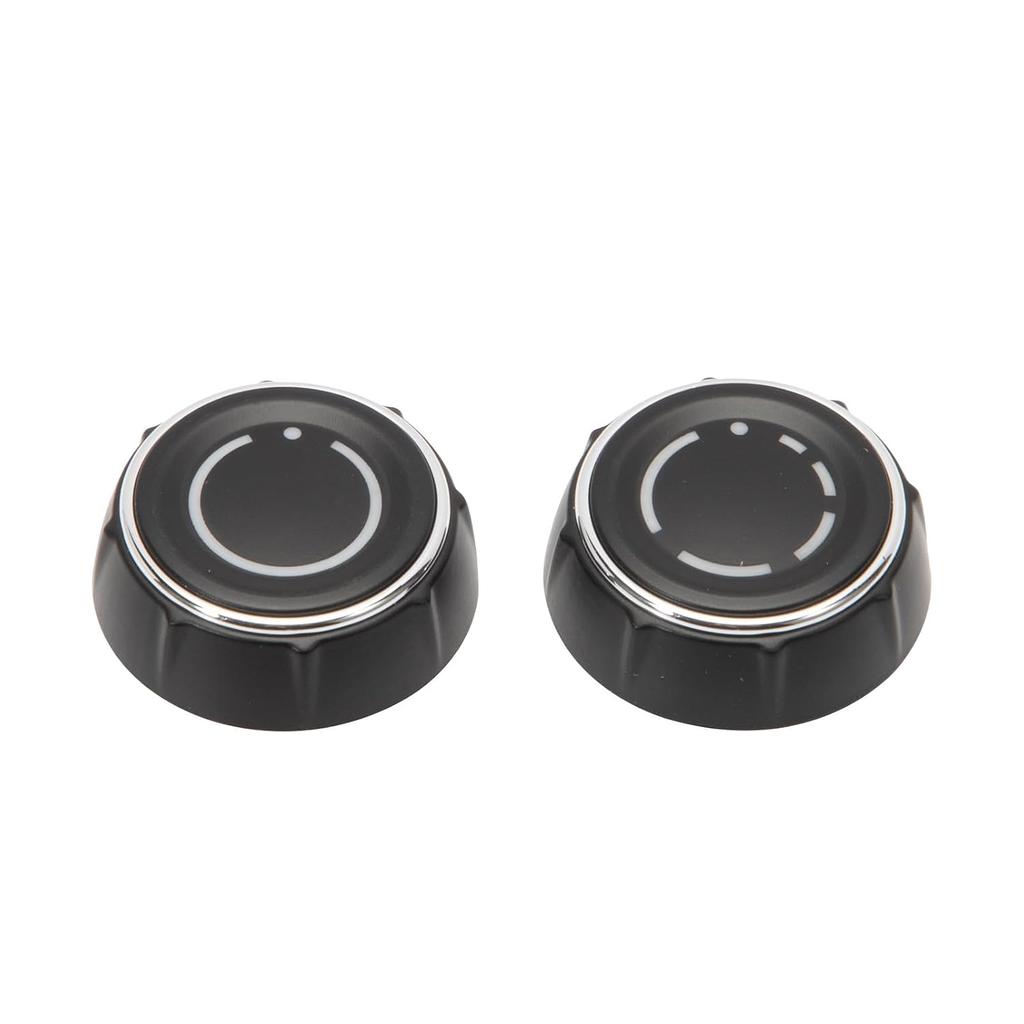 Radio Volume Control Knob Switch Left & Right | for 2011-2017 Cayenne Macan Panamera Dash Audio Button Cover Replace 97064292901 97064293001