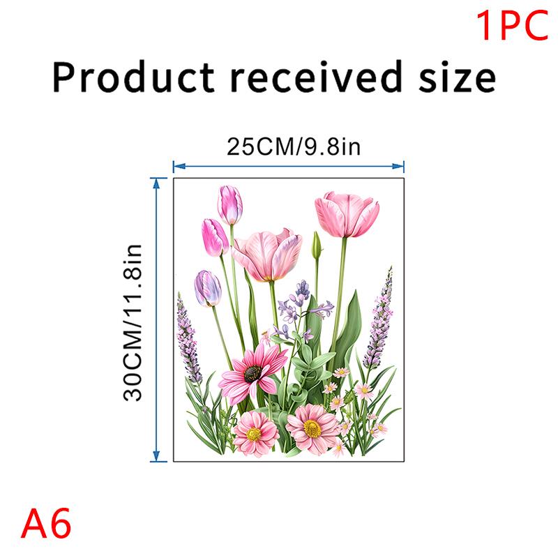 Green Plant Leaves Wall Sticker Bathroom Toilet Sticker Wc Self Adhesive Mural Beautify Flower Home Decoration Decals Bathroom