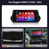 For Peugeot 2008 II 2 2019-2021 Android 14 Car Radio Multimedia Auto Screen BT Carplay 5G 4G GPS Stereo Touch Head Unit Screen