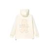 FILA Solid Color Fashion Loose Hooded Casual Long Sleeve Sweatshirt Women sweatshirt Milk-Salt-White F51W138599F-IV