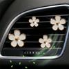 4PCs Flower Car Outlet Vent Perfume Clips Air Freshener Diffuser Conditioning Aromatherapy Perfume Clip Car Interior Decoration