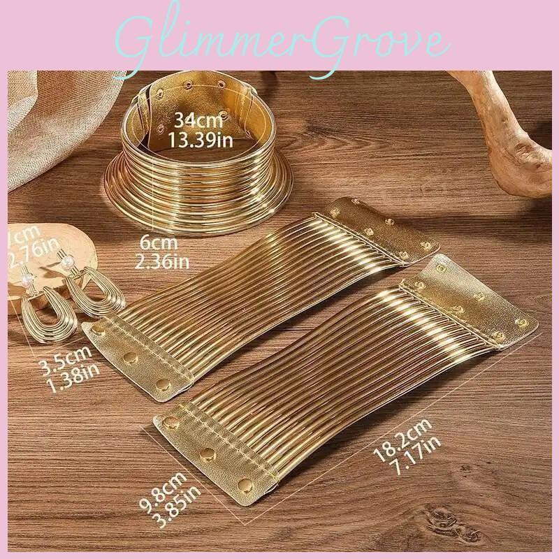 Jewelry African Style Set With Alloy Pendant Earrings Bracelets For Men Casual Women