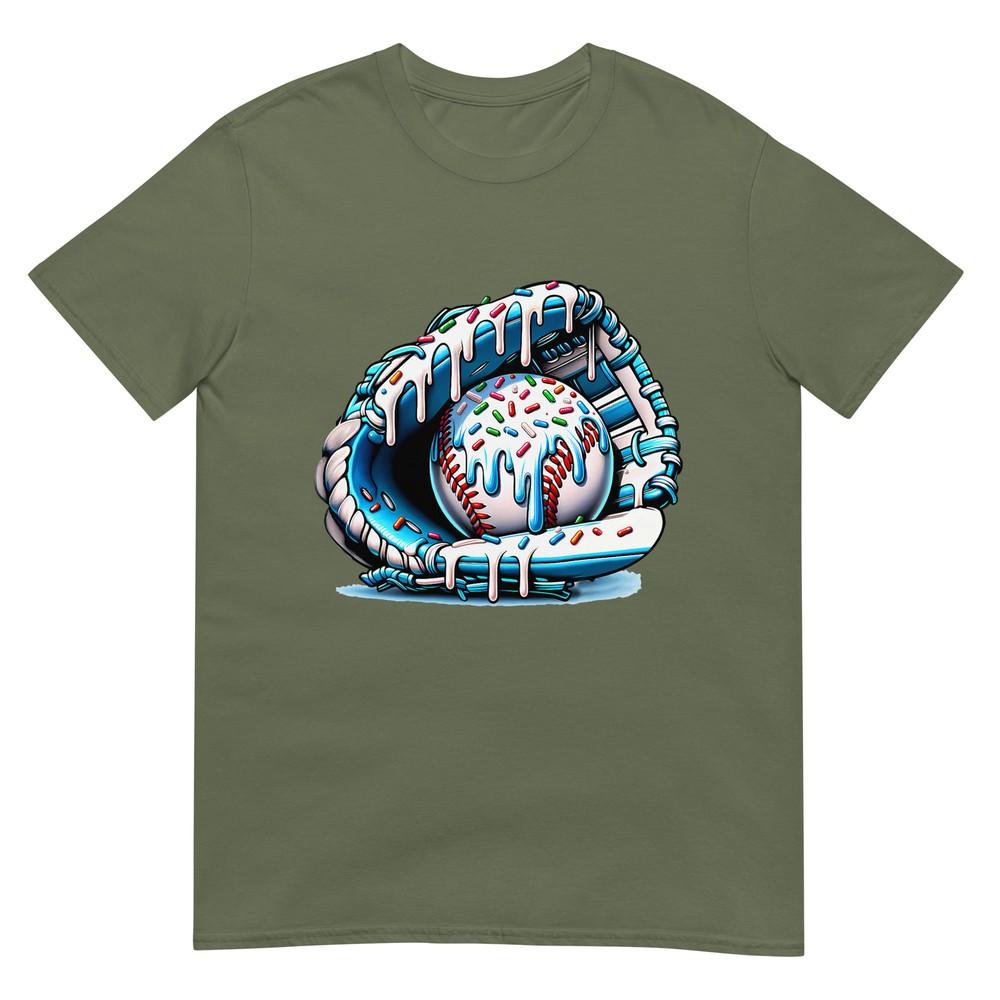 Baseball Drip Ice Cream Sprinkles Baseball Glove TShirt