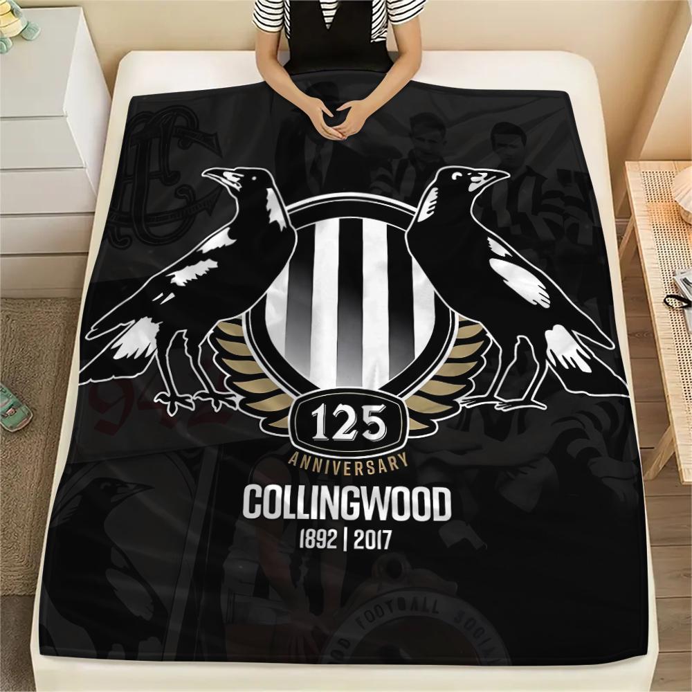 Crow Logo Team Print Flannel Blanket,High quality Comfortable for All Seasons,Home Decor,Warmth and Comfort,Perfect for Christmas Gifts