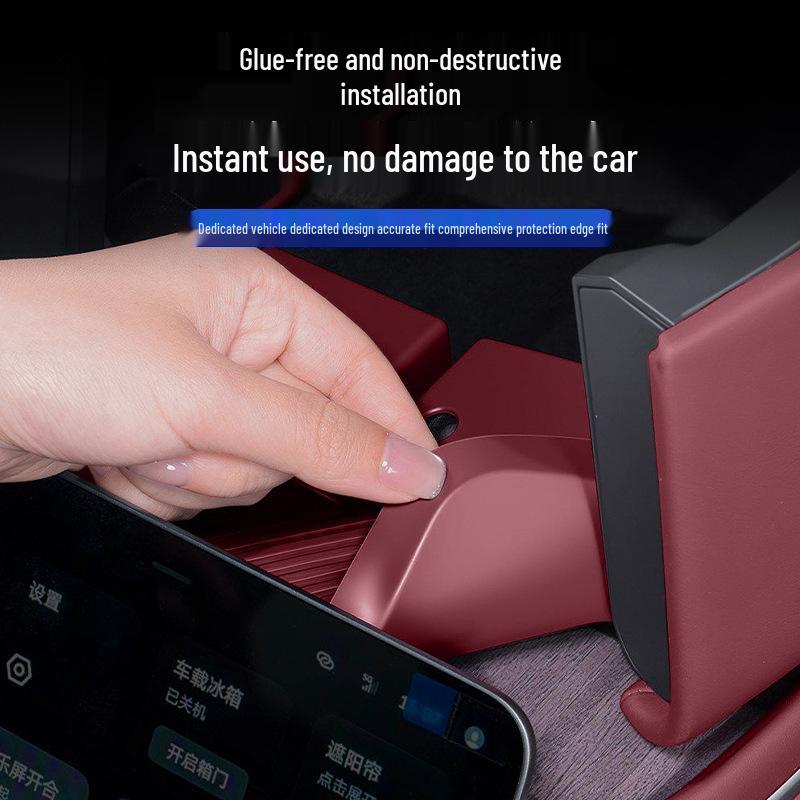Silicone Anti-Slip Pad for Nio ES8 Rear Control Screen (26 Models) - Rear Armrest Interior Accessory