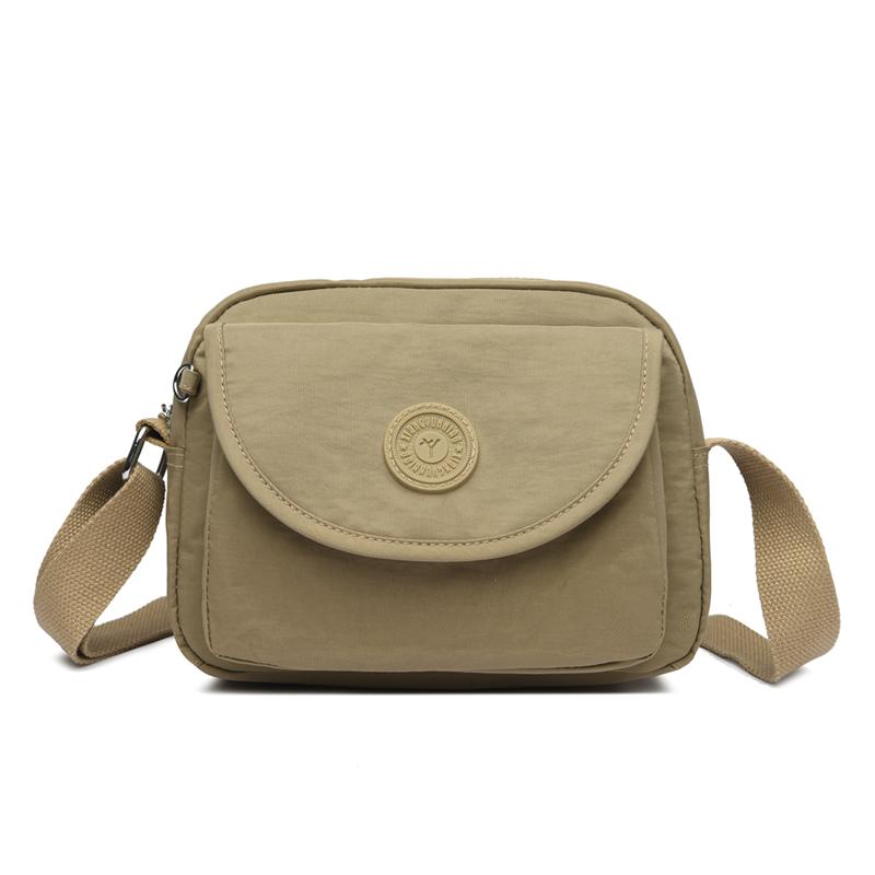 Small Square Bag Women's Shoulder Bag Nylon Crossbody Bag Mobile Phone Bag