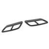 2PCS Exhaust Muffler Tail Pipe Cover Left Right Decorative Tail Throat Frame for A3 8Y 2021 Onwards Carbon Fiber