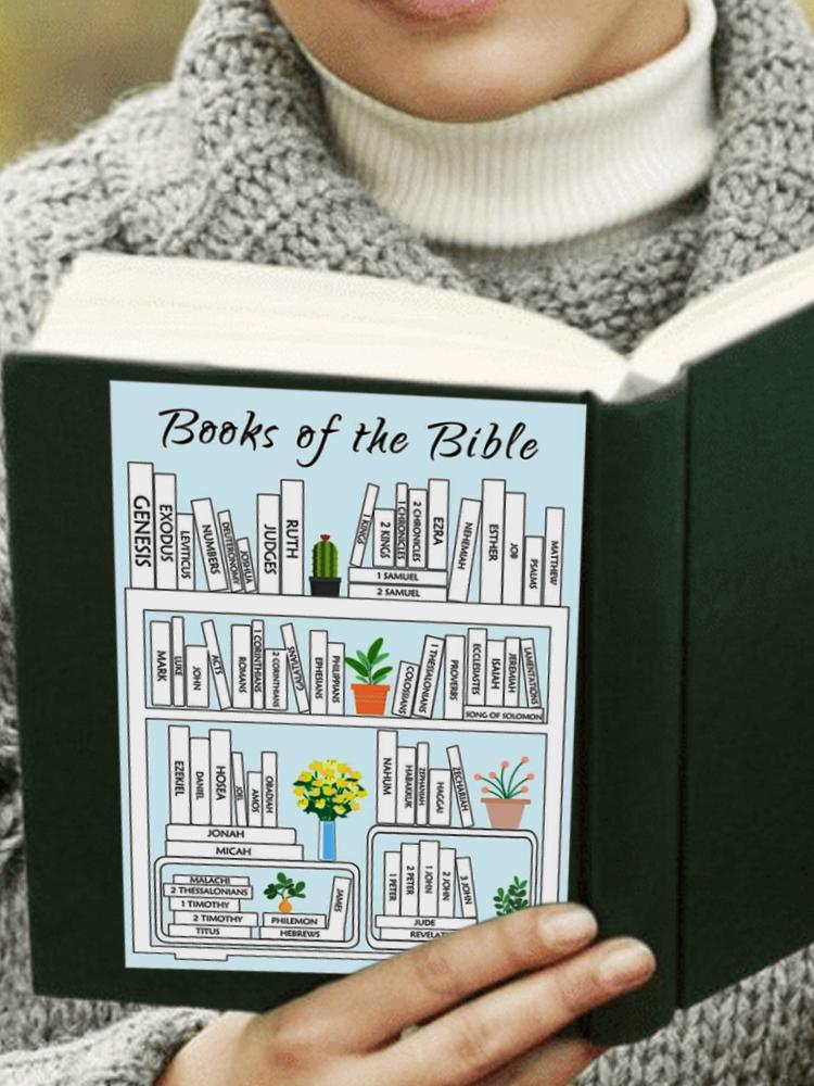 Bible Decals 8pcs/set Books Of The Bible Stickers Bible Book Study Reading Aid Christian Journaling Stickers Bible Chapter Stick