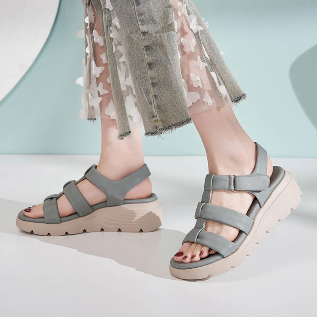 Women'S Casual Sandals Walking Sandal Lightweight Cushioned Hiking Shoes Summer Platform Shoe For Women Slingback With Straps
