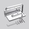 Chrome Toilet Paper Holder Multifunction Bathroom Storage Shelf Roll Paper Holder Gold EL95