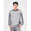 Wassup Sports Retro Three-Stripe Letter Sweatshirt for Men, New Autumn and Winter American Casual Loose Round-Neck Top