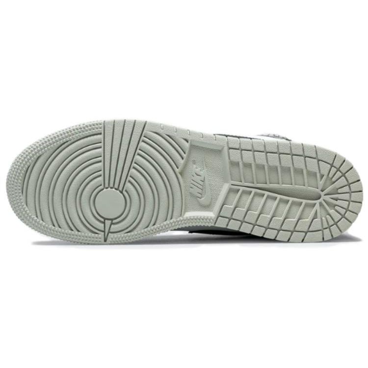 Air Jordan 1 Retro High OG GS White Cement Kids Sneakers Grey Tech-Grey Muslin FD1437-052