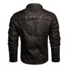 Autumn Winter Men Pu Leather Jackets Men Vintage Leather Jacket Male Trend High Quality Brand Pu Coat Man Casual Motor Biker Outerwear