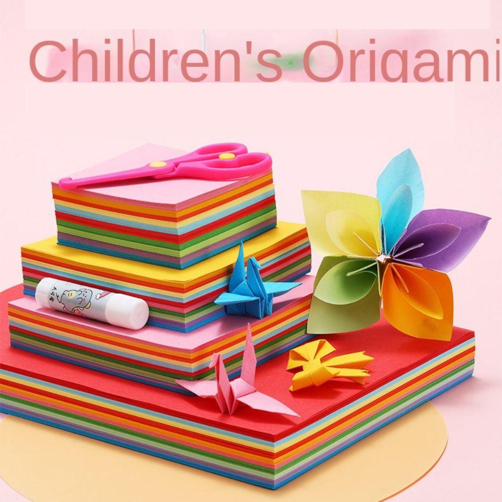50 listů A4 Ručně vyráběné origami 10 barev Origami Ruční papír Dívčí hračky