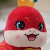 Adorable Plush Snake Year Zodiac Plush Toy Pendant 3 Inch Soft Red Gift Accessory