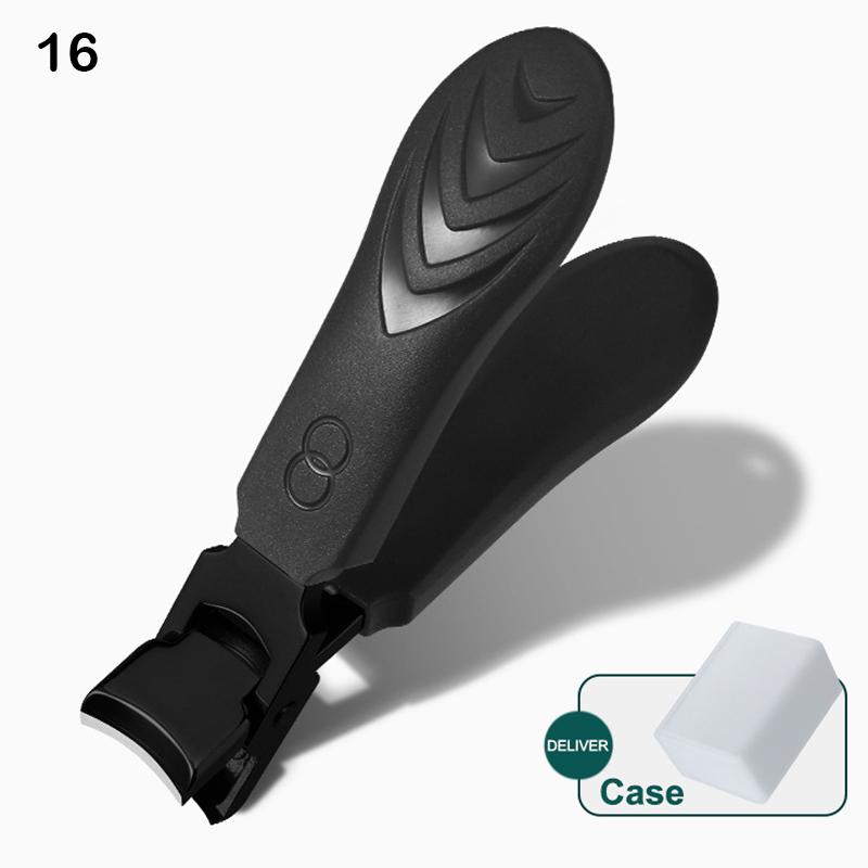 

Toe Cutter Trimmer Anti-Splash Large Jaw Openning Nail Clipper Thick Hard Slanted/flat Nail Cutter Stainless Steel Manicure Tool