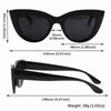 Vintage Oversized Cat Eye Sunglasses for Women Sun Glasses UV400 Protection Female Shades Driving Cycling Glasses Trendy