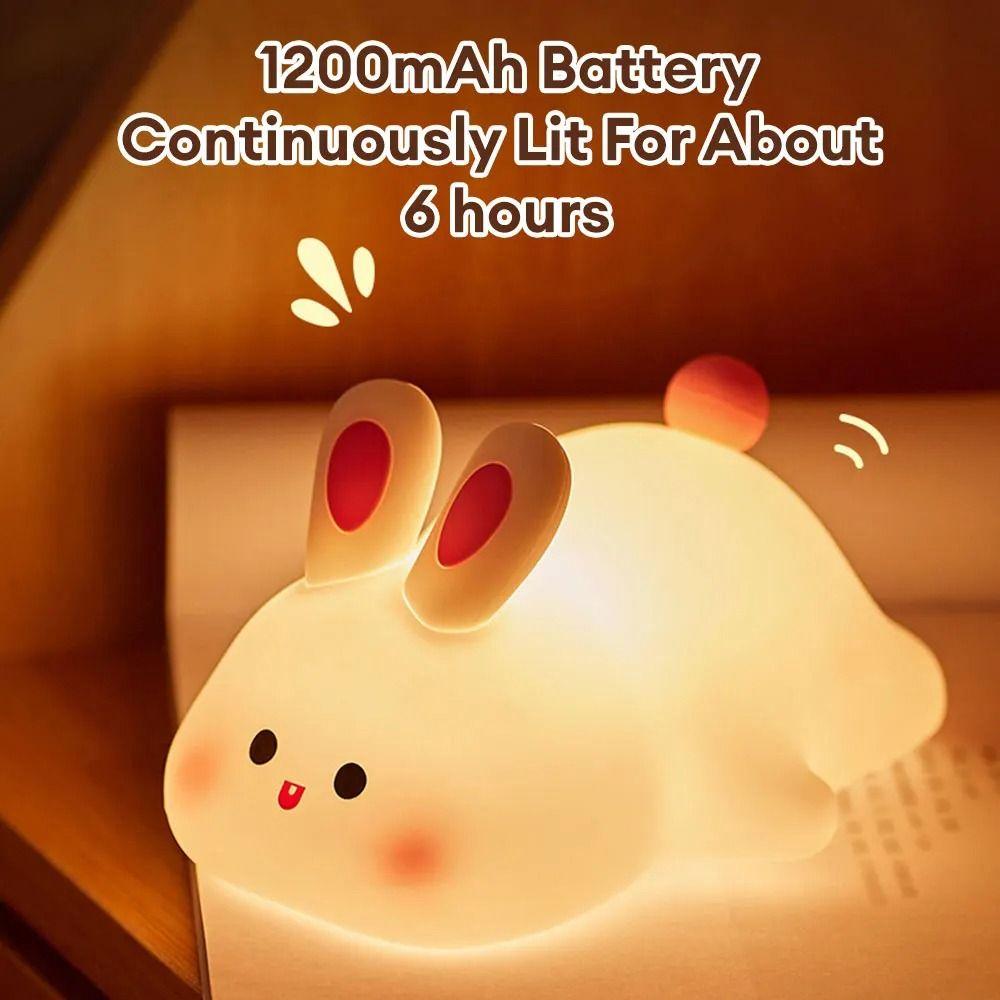 Tap Control Sleep Atmosphere Light Rechargeable Bedside Decor Light  Gifts