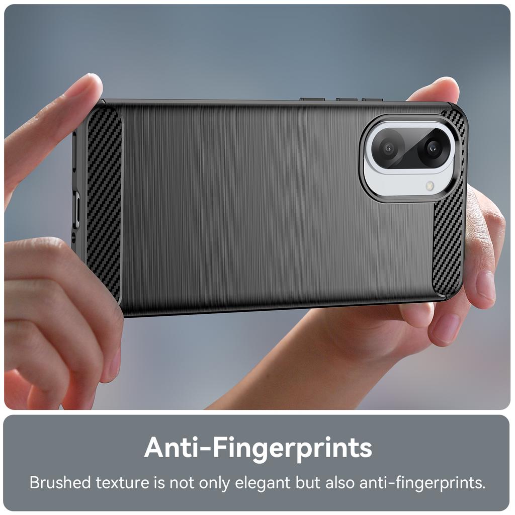 For OnePlus Ace 5 Racing 5G/Nord CE5 5G Case Protective Phone Cover Carbon Fiber Texture Brushed