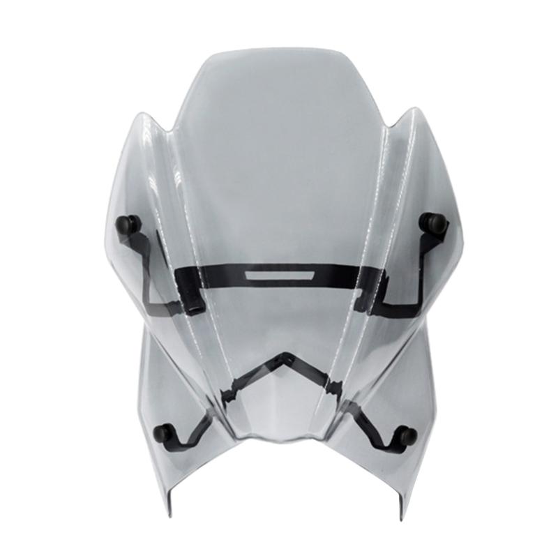Fit for S950 Motorcycle Visor Windshield Windscreen Spoiler Air Deflector Screen Optimal Clear View Adjustable Universal