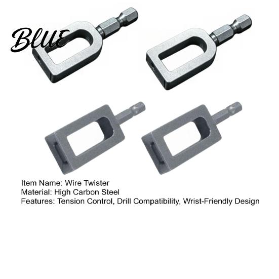 Wire Twister Tool Electric Drill Twisting Tool Heavy Duty for with 1/4" Professional Hex Shank Fencing Rebar Tying And Construction Automatic