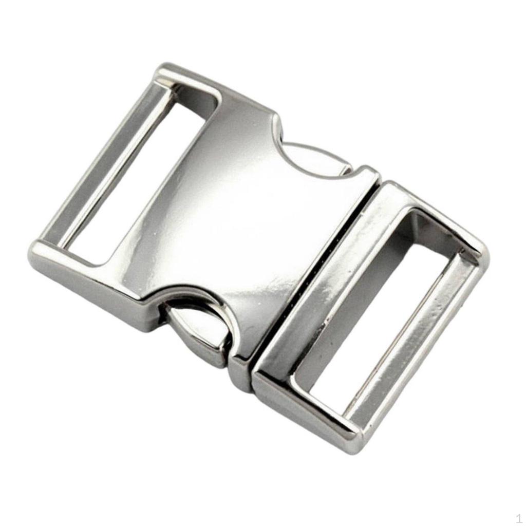 Metal Side Release Buckle Versatile Alloy Strap Fastener Heavy Duty for DIY