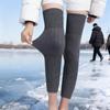 Warm Knee Pads 3D Knit Cashmere Breathable Warmer Heated Knee Wrap For Men Family Friends Indoor Outdoor Running Cycling Offices