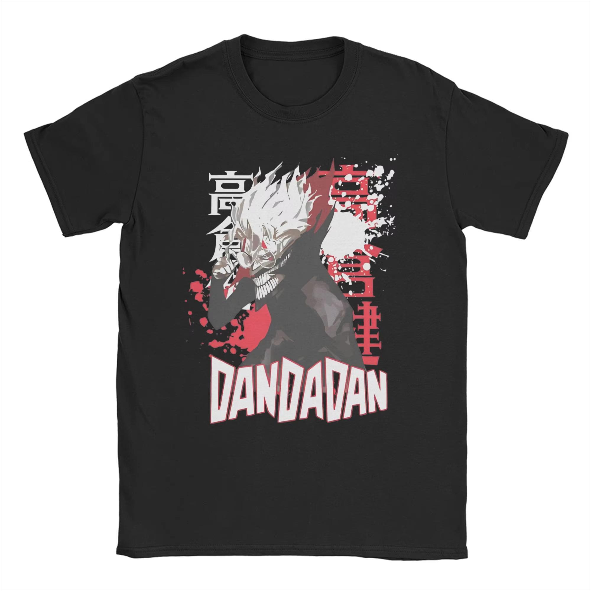 

Мужские Женские Футболки Айра Окарун Джиджи Дандадан Манга Юмористическая Хлопковая Футболка с Коротким Рукавом Футболка с Круглым Вырезом Одежда Подарок Топы 4XL