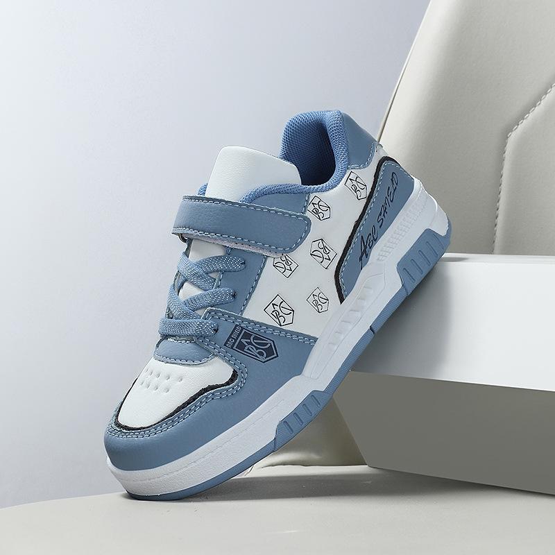 Children's campus retro board shoes 2025 boys street tide casual breathable shoes medium older children girls outdoor sports shoes