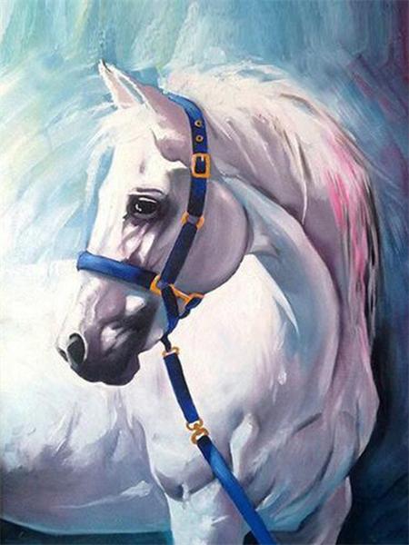 Diamond Art Painting Horse Full Round Embroidery Mosaic Animal Handmade Home Decor