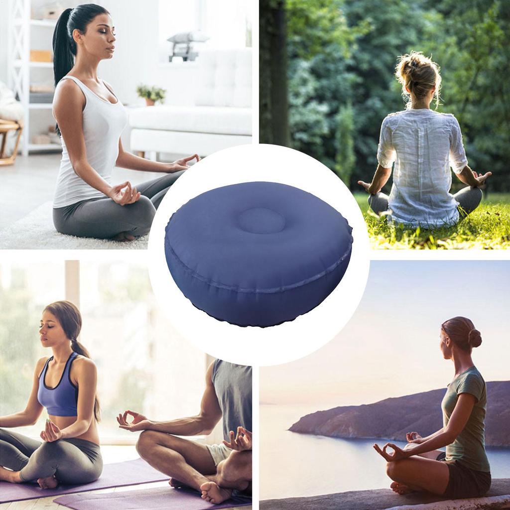 Nafukovací podložka na meditaci Jógový balanční polštář na meditaci Skládací polštáře pro relaxaci Zen Modlitbu Cvičení Pilates