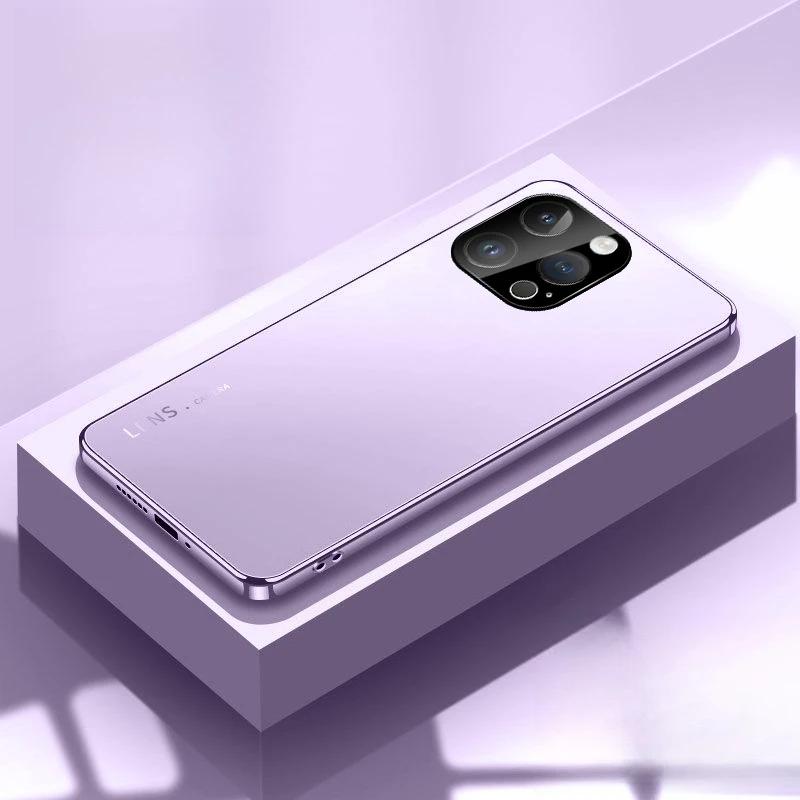 AG Full-Cover Camera Lens Phone Case for iPhone 11 series, IPhone 12 series, iPhone 13 series Anti-Scratch Shockproof Cover