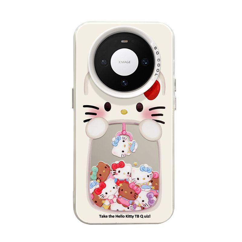 Applicable To Huawei Mate80 Mobile Phone Case High Value Face Control HUAWEImate80pro Does Not Hit the Doll Machine KT Cat