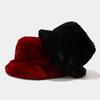 Faux Fur Winter Bucket Hat for Women Men Fluffy Warm Hat Women's Furry Fisherman Cap for Casual, Trips, Sports, Skiing
